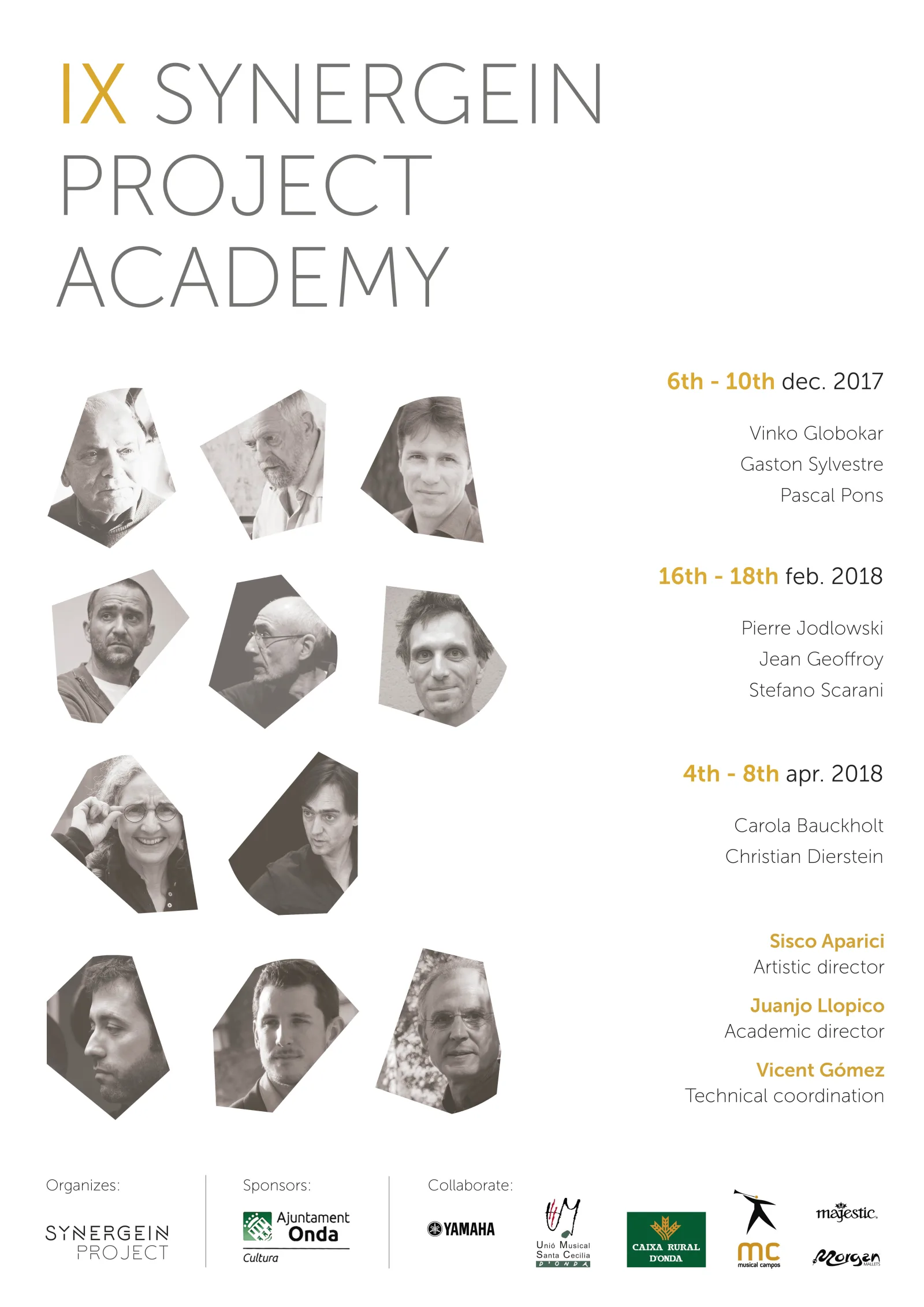 Cartel general IX Academia Synergein Project