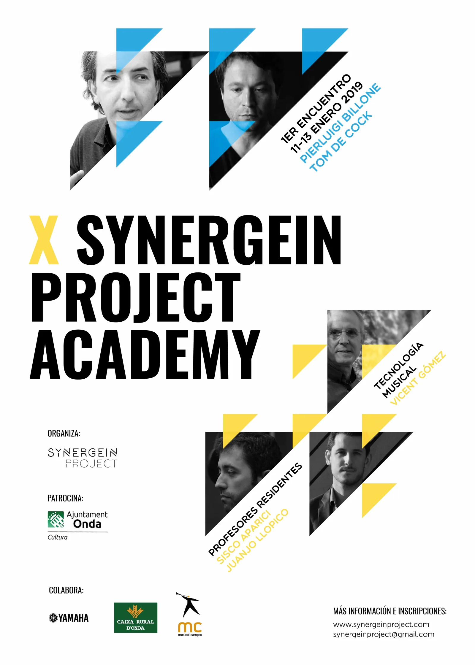 Cartel general X Academia Synergein Project